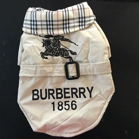 burberry dog collars for sale|burberry raincoat for dogs.